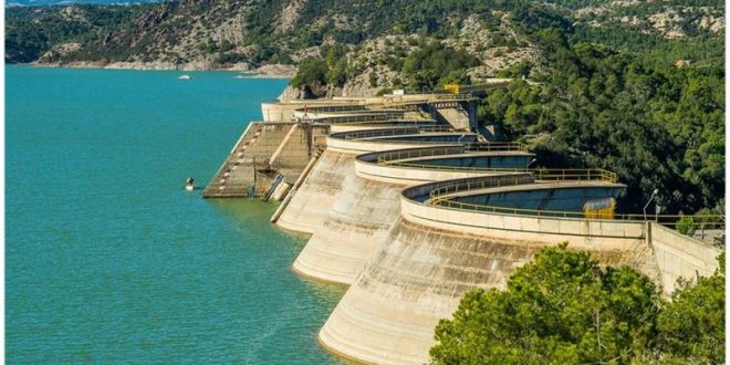 barrage Mellègue ou barrage de Nebeur