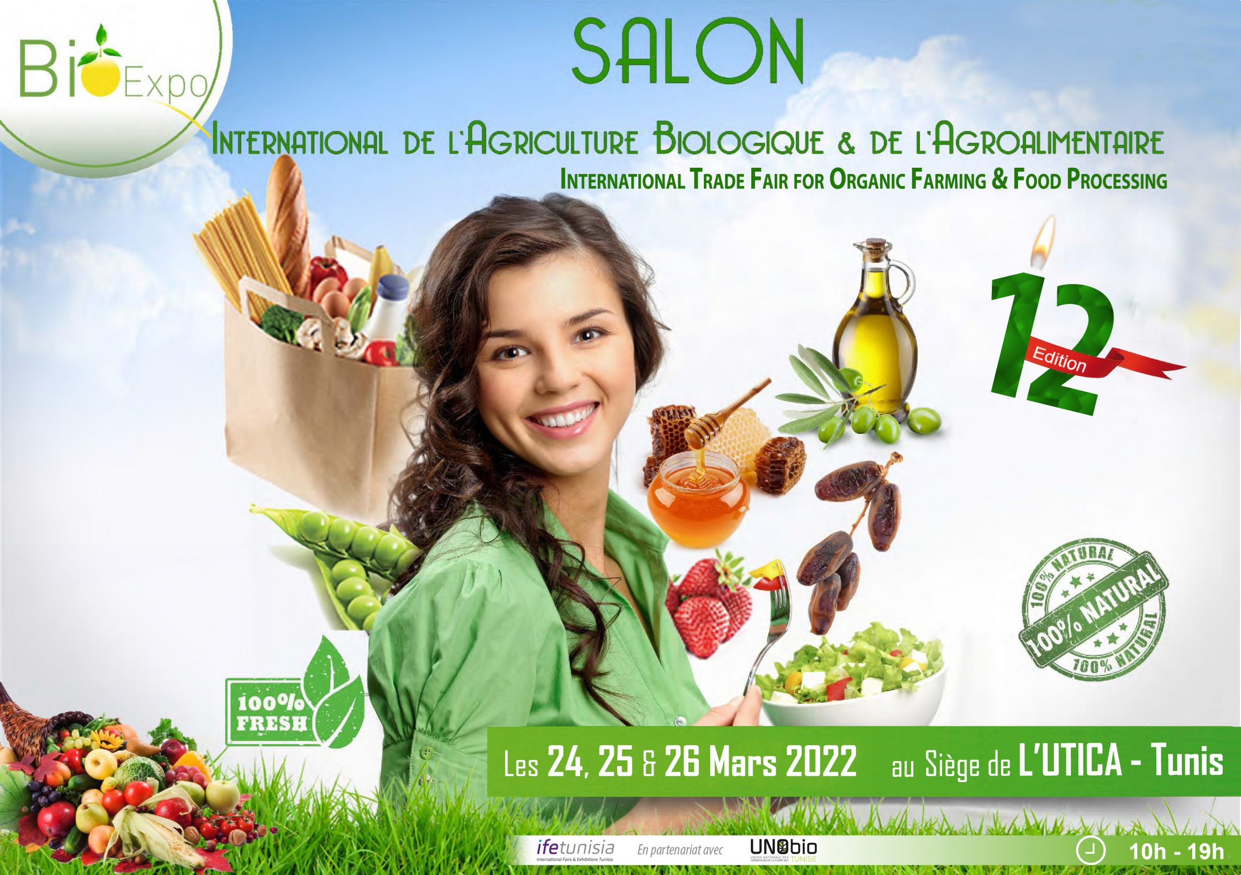 Bio Expo 2022 : Le Salon de l’agriculture biologique à Tunis du 24 au 26 mars