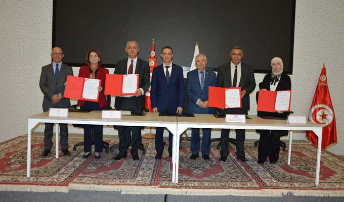 Accord de coopération signé entre le ministère de l’Agriculture, la Banque tunisienne de solidarité et l’Agence allemande de coopération technique (GIZ)